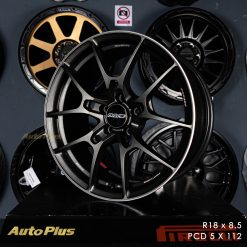 VELG RAYS VOLK RACING G025 JAPAN RING 18 MATTE GUNBLACK (9)
